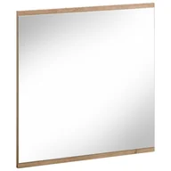 Lustra - Lustro KOREY kolor naturalny brąz motyw klasyczny styl klasyczny do wewnątrz hakano - MIRROR/HOM/KOREY/OAK/62x60x2 - miniaturka - grafika 1
