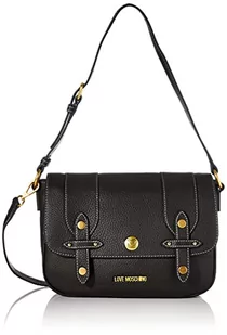 Love Moschino Damska torba na ramię Collezione Autunno Inverno 2021, jeden rozmiar, czarny, Rozmiar Uniwersalny - Torebki damskie - miniaturka - grafika 1