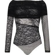 Body - Pinko Koronkowe body Slim Fit - miniaturka - grafika 1