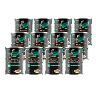 PRO PLAN Veterinary Diets Canine EN Gastrointestinal Karma dla psów mus 12x400g - Mokra karma dla psów - miniaturka - grafika 1