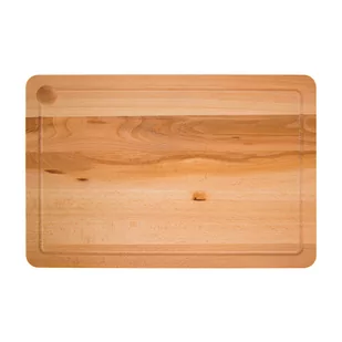 Domotti Deska do krojenia drewniana prostokątna Woody 45 x 30 cm - Deski do krojenia - miniaturka - grafika 1