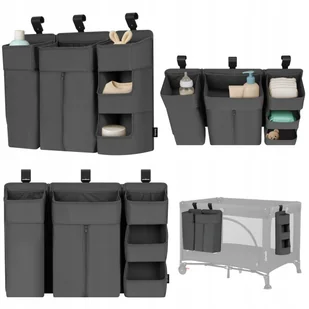 Organizer na łóżeczko wiszący przybornik duży 3w1 Lionelo Sidepocket Large - Organizery na łóżeczko - miniaturka - grafika 1