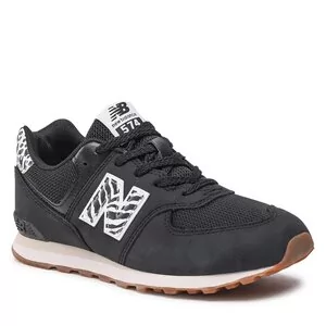 Sneakersy damskie - Sneakersy New Balance - GC574AZ1 Czarny - grafika 1