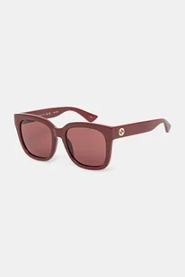 Gucci okulary przeciwsłoneczne damskie kolor bordowy GG1338S - Okulary przeciwsłoneczne - miniaturka - grafika 1