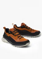 Buty trekkingowe męskie - Buty outdoorowe męskie brązowe ECCO ULT-TRN M LOW WP - miniaturka - grafika 1