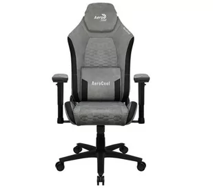 Aerocool CROWN AeroSuede Gamingowy do 150kg Tkanina Stone Grey - Fotele gamingowe - miniaturka - grafika 1