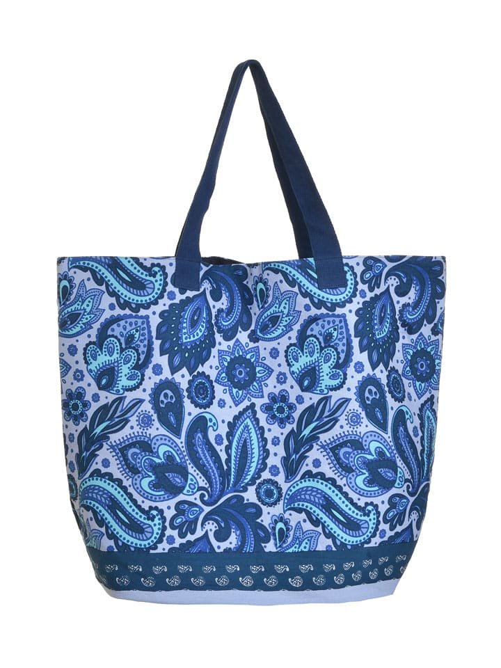 BLE Shopper bag w kolorze niebieskim - 43 x 42 x 20 cm