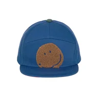 Szaliki i chustki dla dzieci - Czapka z daszkiem dziecięca Little Gang Smile blue 1-2 lata - miniaturka - grafika 1