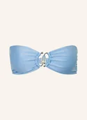 Stroje kąpielowe - Seafolly Góra Od Bikini Bandeau Palermo blau - miniaturka - grafika 1