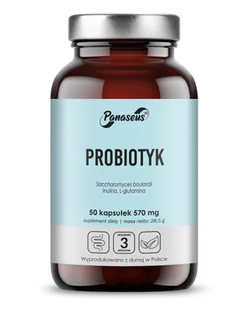 PANASEUS Probiotyk (50 kaps.) - Układ pokarmowy - miniaturka - grafika 1