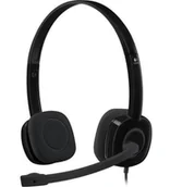 Słuchawki - Logitech H151 Stereo Headset Wired - miniaturka - grafika 1