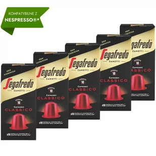 50 kapsułek aluminiowych kompatybilnych z Nespresso® Segafredo Classico - Kawa w kapsułkach i saszetkach - miniaturka - grafika 1