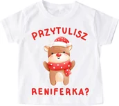 Koszulki dla dziewczynek - Koszulka dla dziecka świąteczna pod choinkę - miniaturka - grafika 1