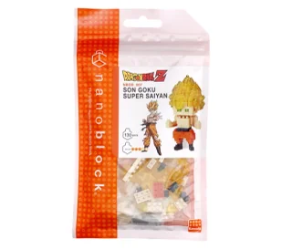 Bandai Nanoblock Dragon Ball - Son Goku Super Saiyan - Gadżety dla graczy - miniaturka - grafika 1