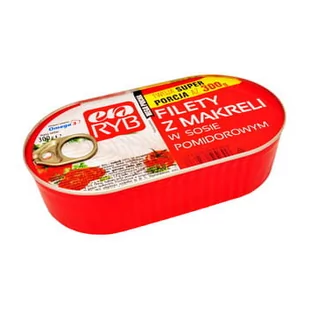 Era Ryb Filety Z Makreli W Sosie Pomidorowym Eo 300 G - Konserwy i dania rybne - miniaturka - grafika 1