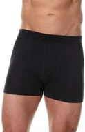 Majtki męskie - Bezszwowe bokserki męskie Brubeck Comfort Cotton BX00501 grafitowe - miniaturka - grafika 1