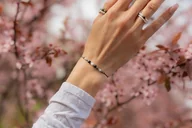 Bransoletki - Bransoletka dla Raka - Jadeit Jaspis Chalcedon Selenit - miniaturka - grafika 1