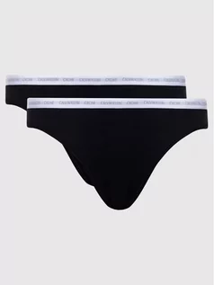 Majtki damskie - Calvin Klein Underwear Komplet 2 par fig klasycznych 000QD3789E Czarny - grafika 1