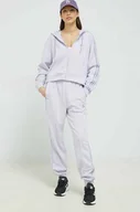 Dresy damskie - adidas dres damski kolor fioletowy - miniaturka - grafika 1