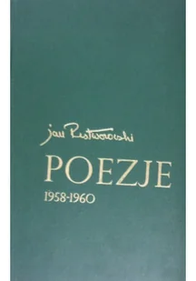 Rostowski Poezje 1958 - 1960 - Poezja - miniaturka - grafika 1