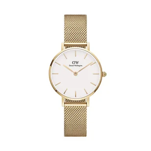 Zegarek Daniel Wellington Zegarek Petite Yg Mesh DW00100350 Gold - Zegarki damskie - miniaturka - grafika 1