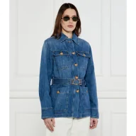 Kurtki damskie - TWINSET Kurtka jeansowa Loose fit - miniaturka - grafika 1