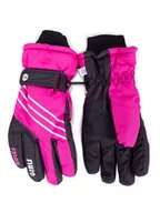 Rękawiczki dla dzieci - Rękawiczki Narciarskie Dziewczęce Pięciopalczaste Girls Rules 16 Cm - miniaturka - grafika 1