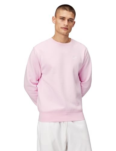 Nike Club FN3886-663, XL-T koszulka polarowa z okrągłym dekoltem dla mężczyzn, różowa pianka/biała, FN3886-663