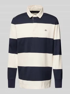 Bluza z kołnierzykiem polo model ‘RUGGER’ - Bluzy męskie - miniaturka - grafika 1