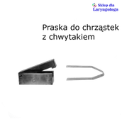Akcesoria medyczne - Praska do chrząstek z chwytakiem 08-251 Metech - miniaturka - grafika 1