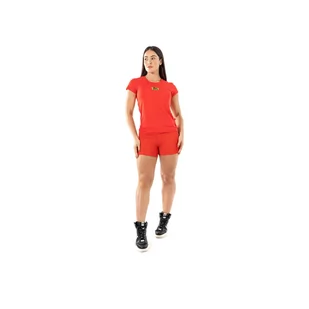 Spodenki krótkie damskie LABELLAMAFIA SHORTS FLAME RED - Spodenki damskie - miniaturka - grafika 6