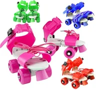 Rolki - WROTKI ROLKI DLA DZIECI ZAKŁADANE NA BUTY REGULACJA - 4 kolory - miniaturka - grafika 1