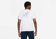 Koszulki męskie - Nike Air Jordan Flight Essentials Crew White - miniaturka - grafika 1