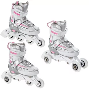 Rolki Wrotki 3w1 Raven Profession White/Pink 35-39 - Rolki - miniaturka - grafika 1