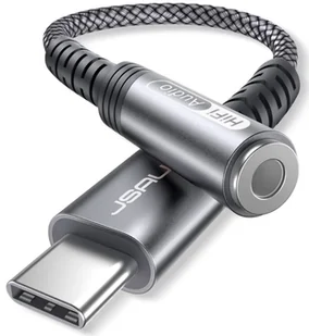 JSAUX Kabel Adapter DAC Audio USB-C do Mini Jack 3,5mm żeński AUX - Adaptery i przejściówki - miniaturka - grafika 1