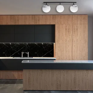 EULUNA Sfera lampa sufitowa 3-pkt. szkło/czarna/chrom - Lampy sufitowe - miniaturka - grafika 6