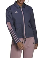Kurtki damskie - adidas Kurtka w kolorze granatowym - miniaturka - grafika 1