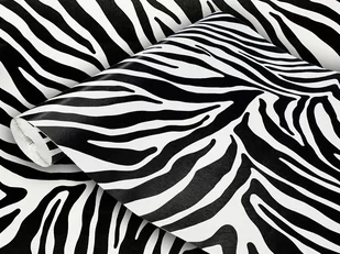Okleina Meblowa Dekoracyjna Zebra Na Komodę Meble Szafkę Regał 45x100 - Tapety - miniaturka - grafika 1