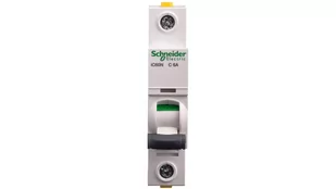 Schneider Electric Wyłącznik nadprądowy jednobiegunowy C 6A iC60N A9F04106 - Bezpieczniki elektryczne - miniaturka - grafika 1