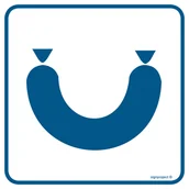 Systemy ekspozycyjne i znaki informacyjne - RA030 GORĄCY BUFET, PN - PŁYTA PCV 1MM; (100X100MM) - miniaturka - grafika 1