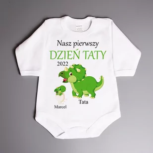 Nasz pierwszy DZIEŃ TATY - Dinozaur - bodziak - Body - miniaturka - grafika 1
