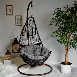 Poduszka na fotel wiszący Koło D031-26CW 100 x 100 x 10/12 cm PATIO - Poduszki ogrodowe - miniaturka - grafika 1