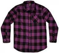 Koszule męskie - Mossy Oak Męska koszula Buffalo Plaid Flannel, Fioletowa bawola, L - miniaturka - grafika 1