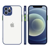 Etui i futerały do telefonów - Milky Case silikonowe elastyczne półprzezroczyste etui do Samsung Galaxy S21+ 5G (S21 Plus 5G) granatowy - miniaturka - grafika 1