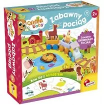 Lisciani Zestaw edukacyjny Carotina Baby Zabawny pociąg 304-PL84005 - Zabawki interaktywne dla dzieci - miniaturka - grafika 1