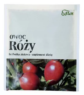 ZAKŁAD KONFEKCJONOWANIA ZIÓŁ "FLOS" ELŻBIETA I JAN Owoc róży 50g Flos - Suplementy naturalne - miniaturka - grafika 1
