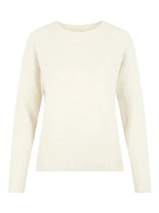 Vero Moda Petite VMDOFFY LS O-Neck Bluzka GA PTT sweter, Birch/Detail:Melange, M/P dla kobiet, Brzoza - Bluzki damskie - miniaturka - grafika 1
