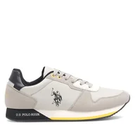 Sneakersy męskie - Sneakersy U.S. Polo Assn. NOBIL011M/CNH1 Szary - miniaturka - grafika 1