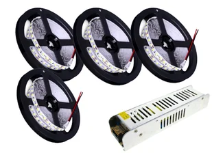 Zestaw Taśma Led 3528 300 Biała 20M IP20 +zasilacz - Taśmy LED - miniaturka - grafika 1