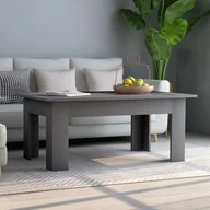 Ławy i stoliki kawowe - vidaXL vidaXL Stolik kawowy, szary, 100x60x42cm, płyta wiórowa - miniaturka - grafika 1